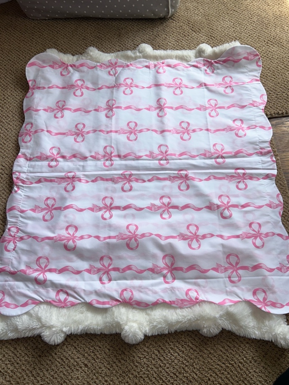 NWT TBBC Euclid Euro Sham Tassel & Trim Belle Meade Bow